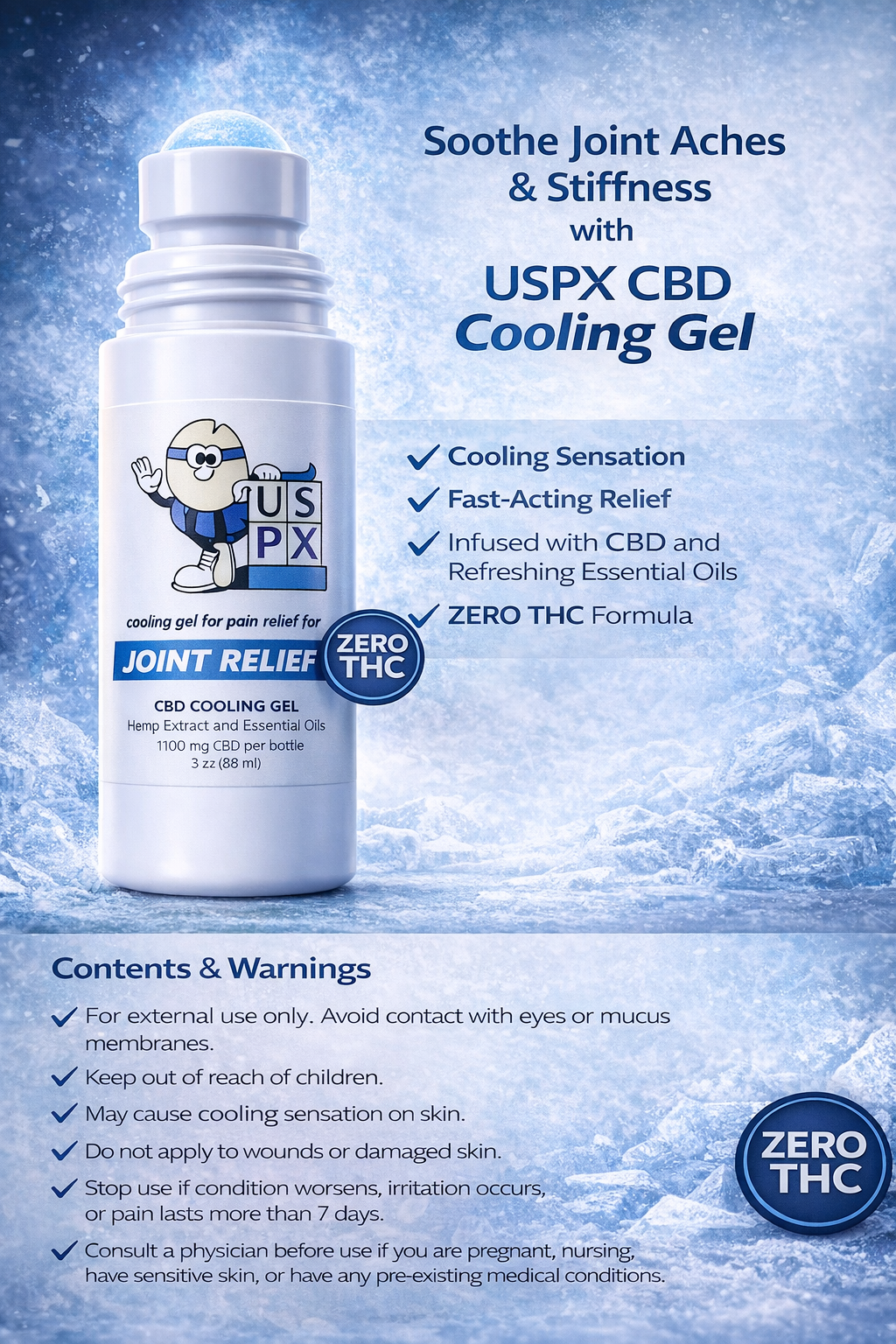 CBD Cooling Gel - Joint Relief